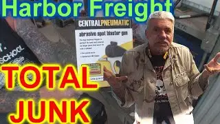Отзыв о мини-пескоструйном аппарате Harbor Freight - ПОЛНЫЙ ХЛАМ - НЕ покупайте это!