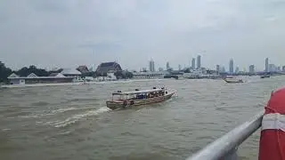 chao phraya express boat ##bangkok #thailand 