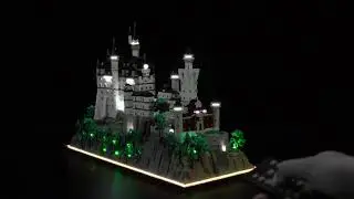 BrickBling Light Kit for LEGO Architecture Neuschwanstein Castle 21063