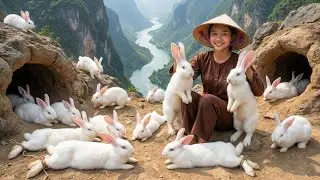 Harvesting Many Rabbits from the Mountain to Sell at the Market | A Peaceful Life
