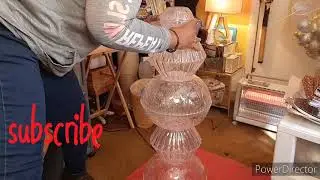 DIY crystal-like❄ Seasonal Topiary, Home Decor edition