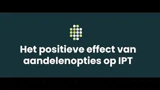 Wat is het positief effect van maandelijkse aandelenopties voor een IPT?