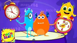 Seconds Minutes & Hours Learning Video For Preschoolers By Coco Beats Kids Songs and Children Videos