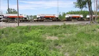 New GE Export Locomotives For The Indonesian Railway  On The CSX Local Erie PA By Jim Gray