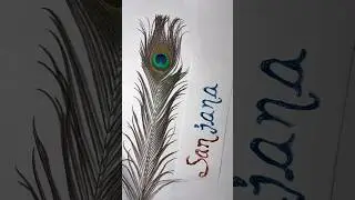 Glitter Name Writing 😜#art #ytshorts #craftyhome #painting #drawing #viralvideo