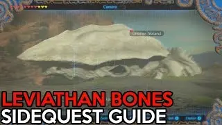 Leviathan Bones Sidequest Guide- The Legend Of Zelda Breath Of The Wild
