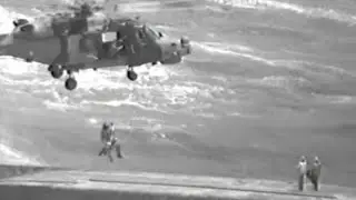Helicopter rescues family from capsized boat near Puerto Rico