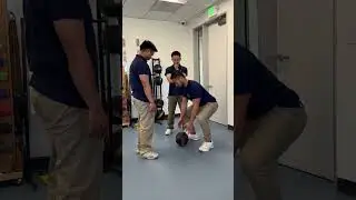 😅 When it&rsquo;s heavy but you remember your training. #BodyMechanics #MedSchool #PhysicalTherapy