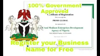 Register your business Name for free, #governmentapproved