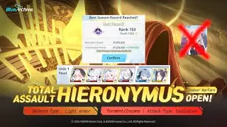 Blue Archive Hieronymus Indoor Insane - No Curse Mald Koharu run