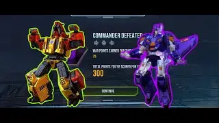Transformers Earth Wars: RHO Vs A1 Ghost Hands of steel