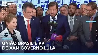 União Brasil e PP oficializam saída do governo Lula e determinam renúncia de cargos | #SBTBrasil
