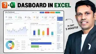 Bye Bye Manual Work in Excel | Create Fully Automated Dashboard in Excel