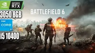 BATTLEFIELD 6 BETA: RTX 3050 8GB + i5 10400, BENCHMARK ALL SETTINGS | ESPA&Ntilde;OL