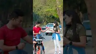 Propose A Stranger Girl On Bike💐 #prank #proposeprank #viral