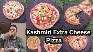 Kashmiri Extra Cheese Pizza With Kashmiri Girda Roti | Bachon Ko Party Dee 