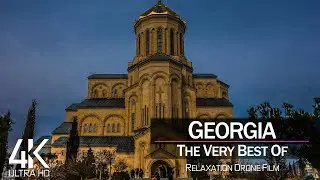 【4K】&frac14; HOUR DRONE FILM: &laquo;The Beauty of Georgia 2021&raquo; 🔥🔥🔥 Ultra HD 🎵 Chillout Music (Ambient TV)