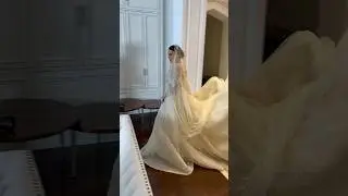 Тренировочное платье Оксаны👰🏻&zwj;♀️ #weddingdress #оксанасамойлова #джиган #bride #russianwedding