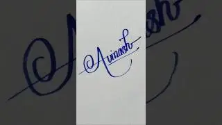 Avinash Signature #avinash #trending #cursive #handwriting #calligraphy #reels #drawing #name #study