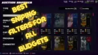 BEST SNIPING FILTERS FOR ALL BUDGETS! MADDEN 22 ULTIMATE TEAM
