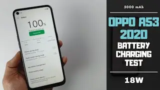 Oppo A53 2020 Battery Charging test 0% to 100% | 18W fast charger 5000 mAh