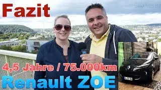 Elektroauto Renault ZOE - Erlebnisse & Fazit nach 4,5 Jahren und 75.000km