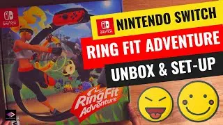 ASMR Ring Fit Adventure Unboxing and Setup For The Nintendo Switch (Animal Crossing Version) 2020