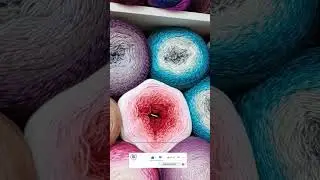 yarn art flowers / crocheting shawl