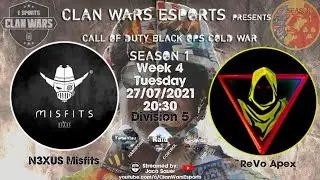 N3XUS Misfits VS ReVo Apex Clan Wars Cold War Season 1 Week 4