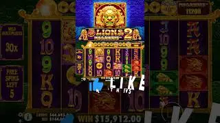 💥 Big Win on 🦁 5 Lions Megaways 2 Slot #bigwin #slots