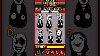 Какой спрайт настоящий? Undertale Edition (2) СЛОЖНЫЙ РЕЖИМ #шорты