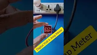 Digital AC volt & Ampere Metre #shorts #shortvideo