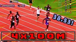 LSU runs 38.53s in 4x100m to win Texas Relays | #1 USA Mens University Team