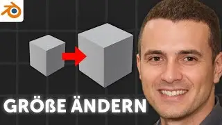Blender Objekt Gr&ouml;&szlig;e &auml;ndern &ndash; gr&ouml;&szlig;er & kleiner￼ machen | Tutorial