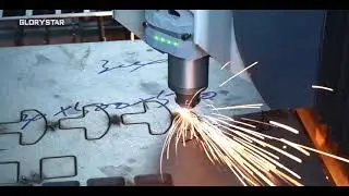 10000W High Power Fiber Laser Cutting Machine Customer Machine Operating Site