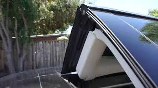 Tesla Falcon Wing Door Glass Seal deteriorating, refused replacement