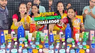 Winter Cosmetic Game Funny Challenge With Family