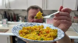 Iceland Curry Chicken Rice Review , Iceland &pound;1 Meal Review , Iceland Chicken Paella Review