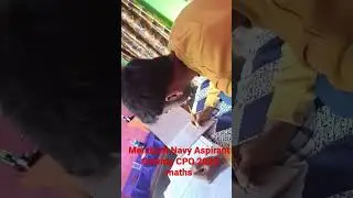 Merchant navy aspirant Solving CPO 2022 maths 💥