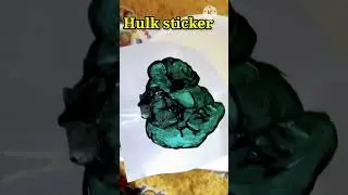 @Hulk sticker by floating pen 😍#shorts #floatingpen #sticker