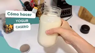 C&oacute;mo hacer yogur casero SIN yogurtera | M&eacute;todo f&aacute;cil con termo 🫙
