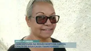 Moradores da região Norte de BH denunciam vazamento de água e corte de abastecimento em rua