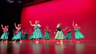 Christmas Island Hula Dance | Adi dancing with the big girls | Holiday Performance 2019 | Aryana & A
