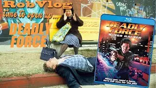 Unboxing the blu-ray of Deadly Force from Shout Factory