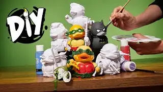 PAINT YOUR OWN DUCKS - Introducing DIY DC Comics & TMNT TUBBZ