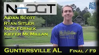 ARP | NADGT Premier, Guntersville AL | Final / F9 | A. Scott, R. Sitler, N. Fornek, K. McMillan |