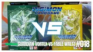 DIGIMON CARD GAME #018 - STARTER DECKS UNBOXING: GUARDIAN VORTEX VS FABLE WALTZ