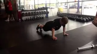 Nick Oliver push ups 23 reps