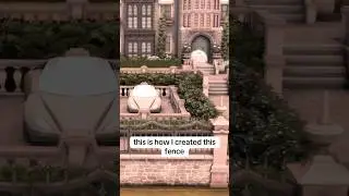 Создание этого забора в The Sims 4 #eapartner #thesims4 #thesims4tutorial #ts4