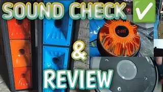 QOne Hf sound check and review. Q-one 110 watt Twitter Testing and sound quality.
